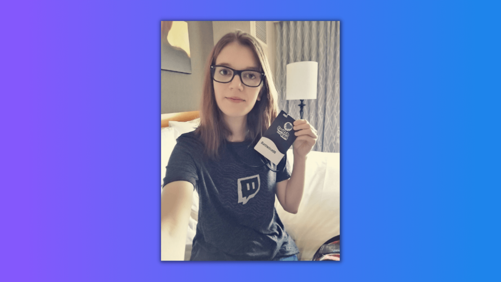This image shows the Sound Alerts product manager Lina at TwitchCon San José