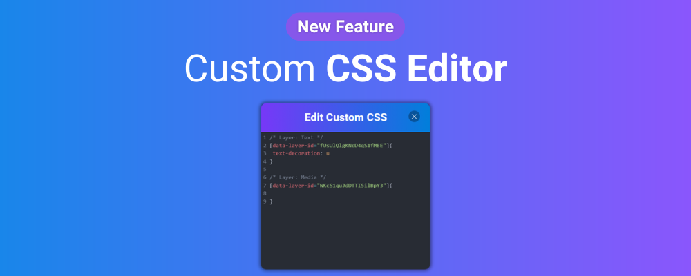 This image shows the UI of the custom CSS Editor in Sound Alerts.