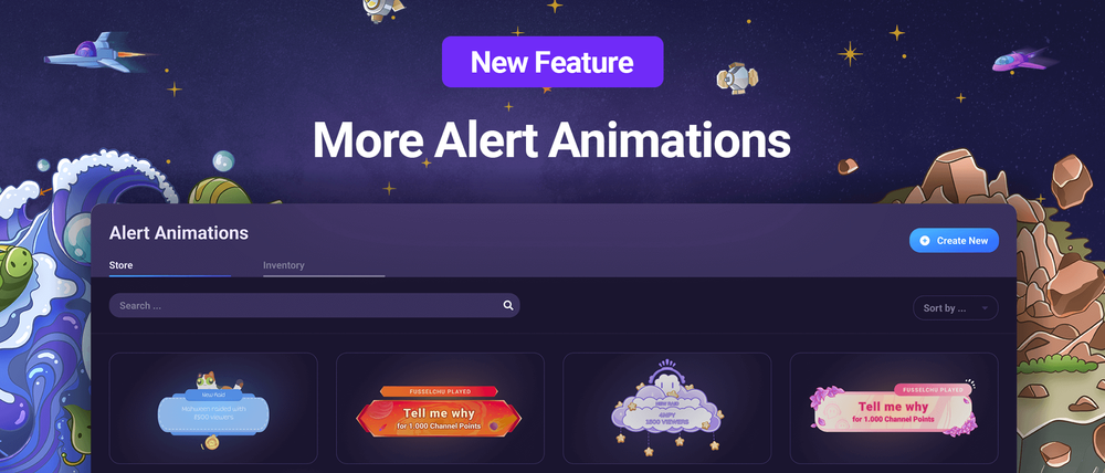 Feature Update: The Alert Animation Store is here!
