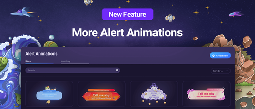New Feature: The Alert Animation Store is here!
